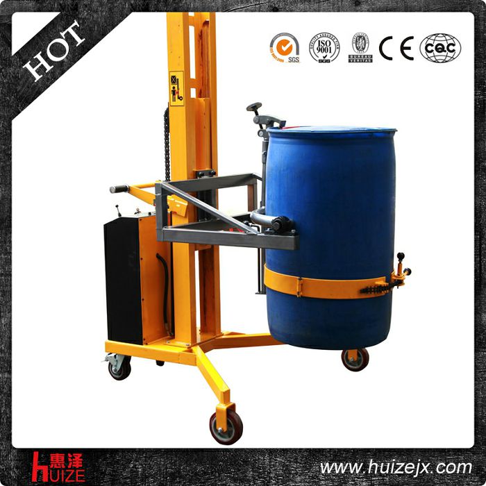 半電動(dòng)油桶車（直角腿，夾鐵桶翻轉(zhuǎn)）3