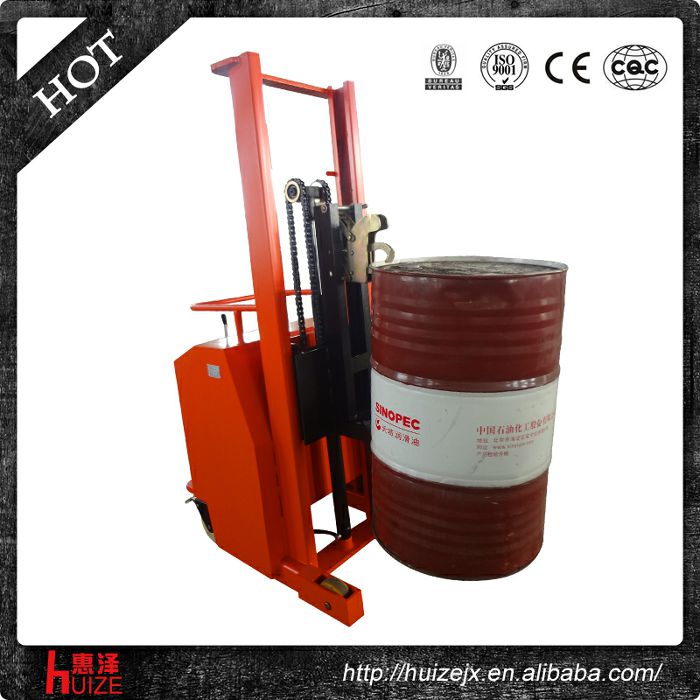 半電動配重油桶車（無底腿,只堆垛，不翻轉(zhuǎn)）